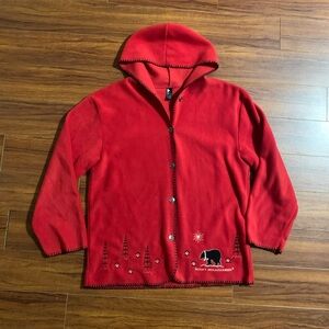 Rocky Mountaineer vintage fleece sweater size M